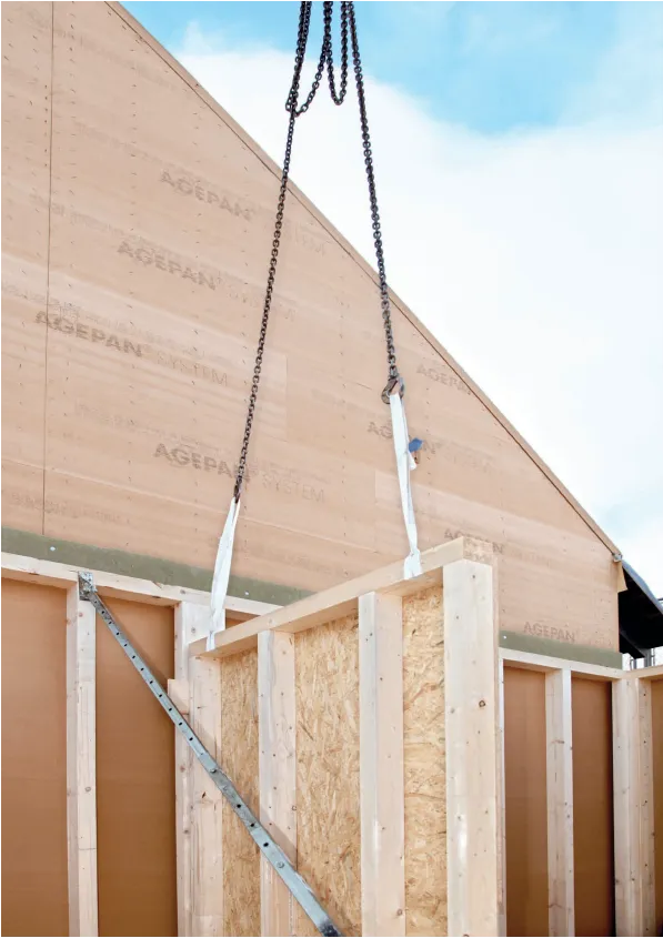 Agepan DWD Protect MDF huis gevel groene bouwmaterialen.webp