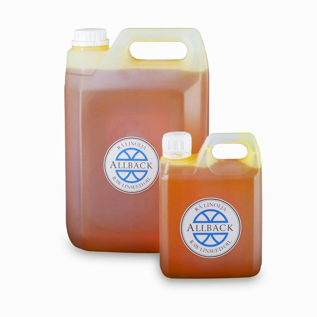 [50347] Allbäck 100% natuurlijke Lijnolie (5 ltr, Rauw)