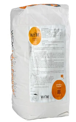 [W.20265] WEM Leem hecht- wapeningsmortel en finishpleister 2 in 1, wit
