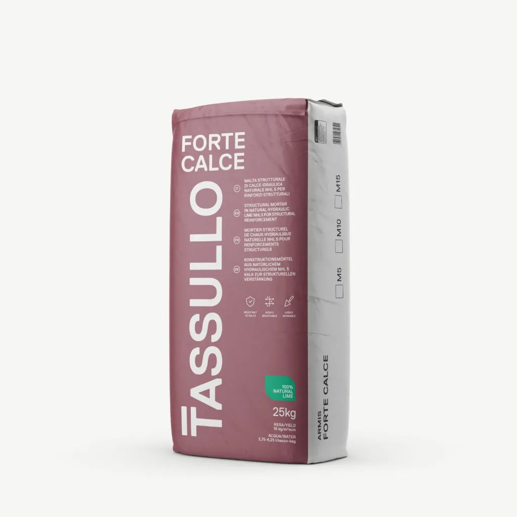 [AC-UNI-117] Tassullo Forte Calce M | 15 N/mm2 | Metselmortel voor Structurele Versteviging