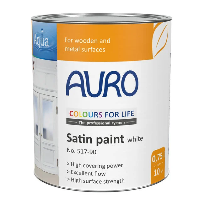 Auro Zijdeglanslak -wit