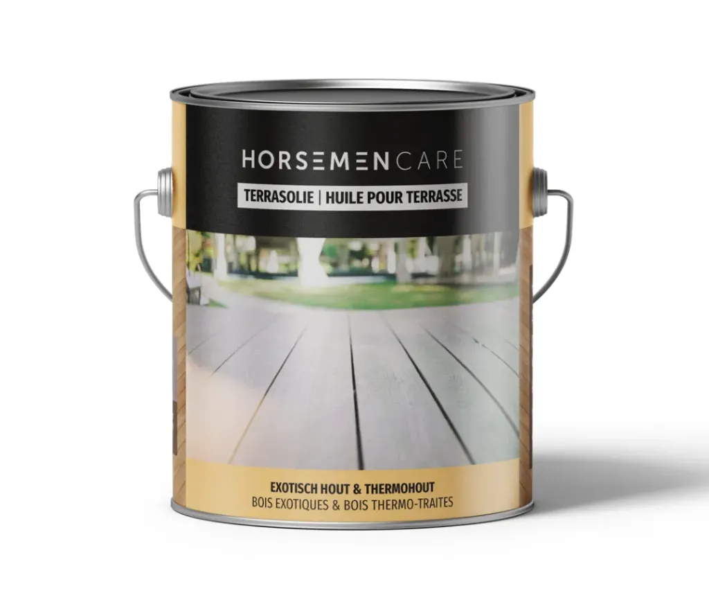 [6096239252208] Horsemen Wood Care Gekleurd | 750 ml blik